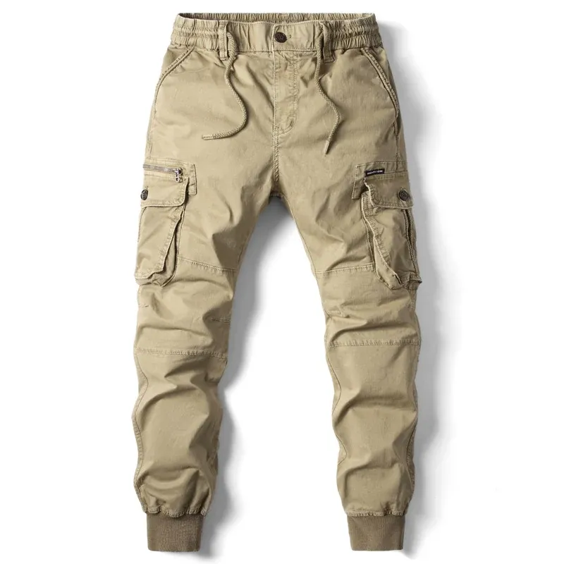 Herren Cargo-Jogginghose mit verstellbarem Bund und praktischen Taschen – Bravaro