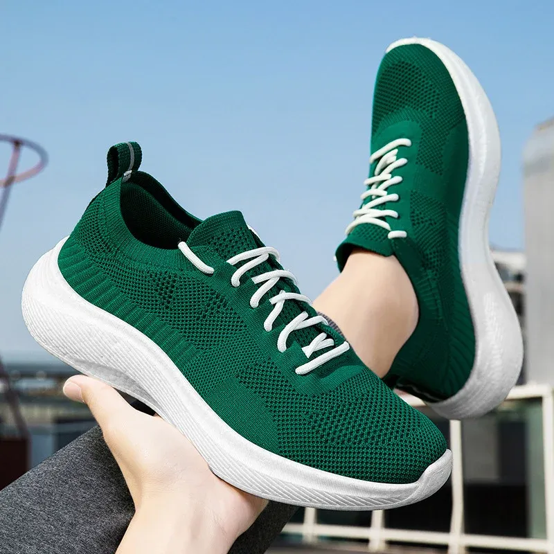 Unisex leichter Strick-Sneaker mit anatomischer Zehenbox, gepolsterter Fersenführung und stoßabsorbierender Leichtsohle – Norré