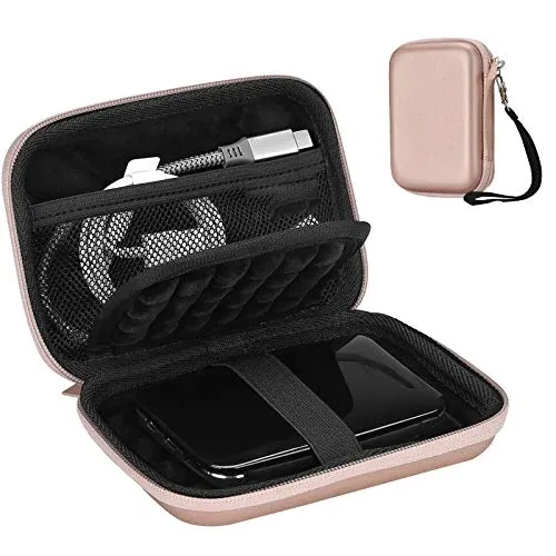 External Hard Drive Case Eva Universal Electronics Powerbank Bag Protective Cover Cable Bag Travel Organizer for wd My Passport Mobile, Accessories, Cables, HDD, SSD